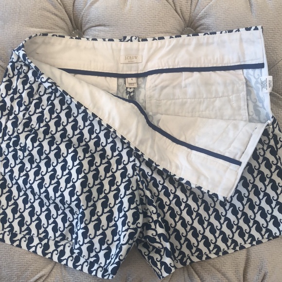 J Crew seahorse patterned shorts - Picture 3 of 3